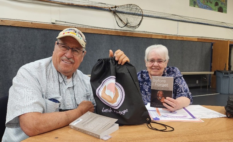 Raymond and Sally Petite are members of the Confederated Tribes of Grand Ronde’s Caregiving and Dementia Book Club through the Tribe’s growing Brain Health program. 