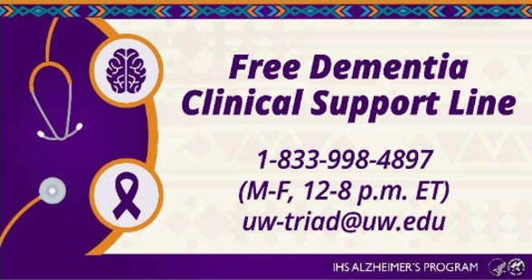 Free Dementia Clinical Support Line